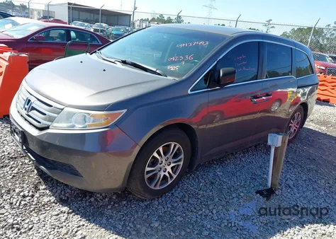 2011 Honda Odyssey Exl z USA, uszkodzony, nr VIN 5FNRL5H63BB092536
